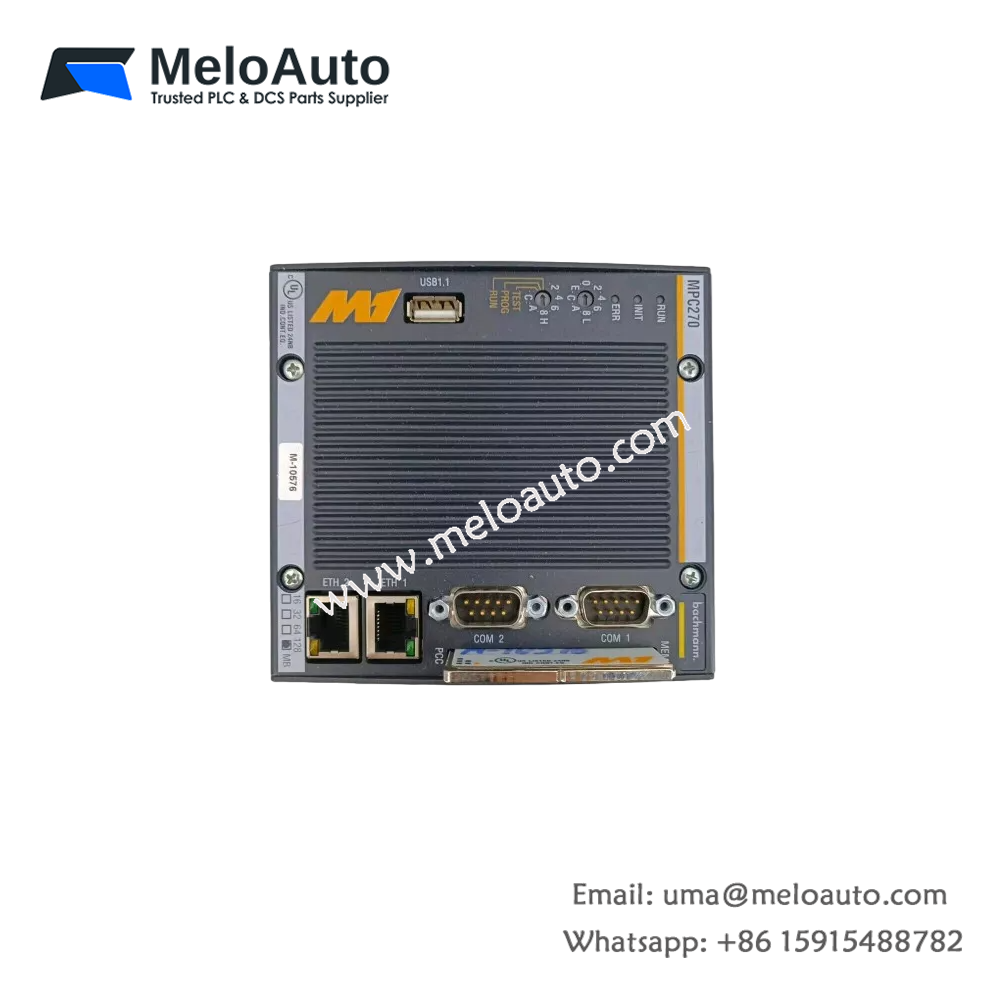 Bachmann MPC270 Processor Module – MPC200 Series