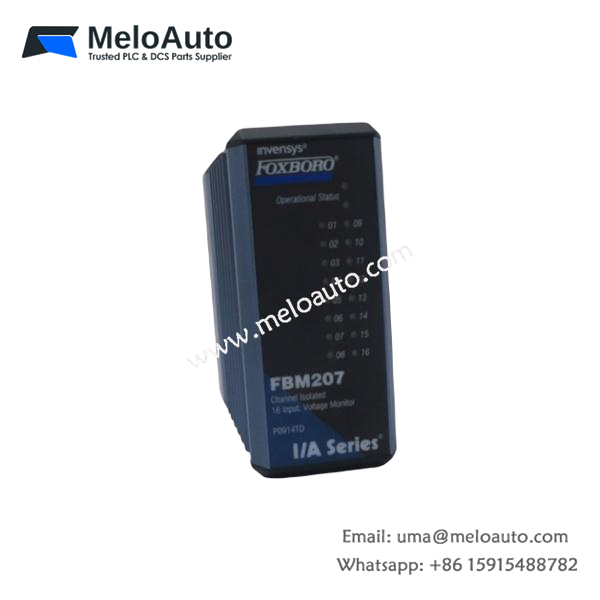 Foxboro FBM207 P0914TD Channel Isolated 16 DIN Voltage Monitor