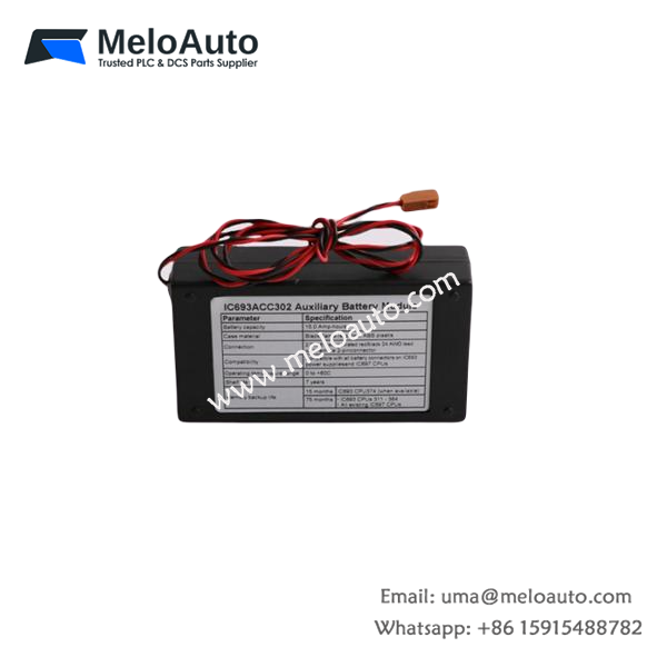 GE Fanuc IC695ACC302-AB Auxiliary Smart Battery Module