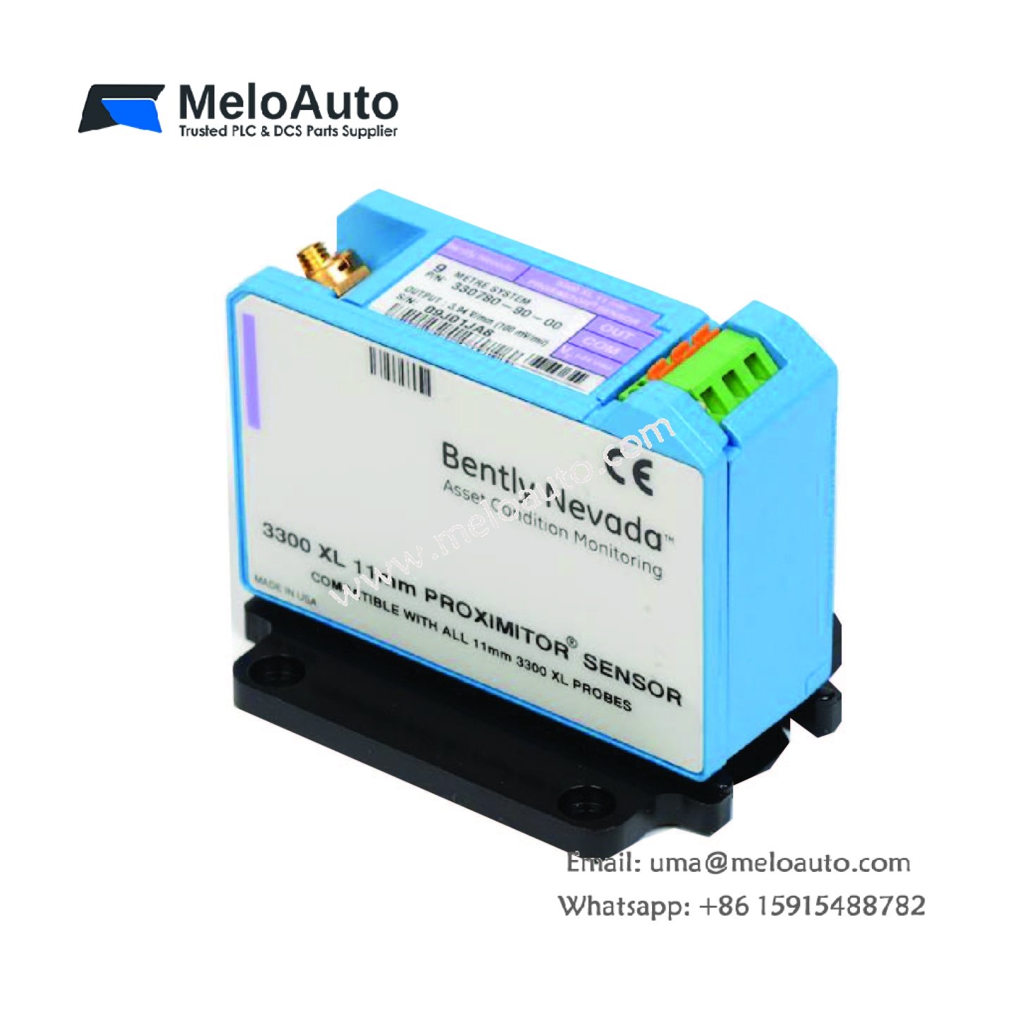 Bently Nevada 330780-90-00 | 3300 XL 11 mm Proximitor Sensor - In Stock