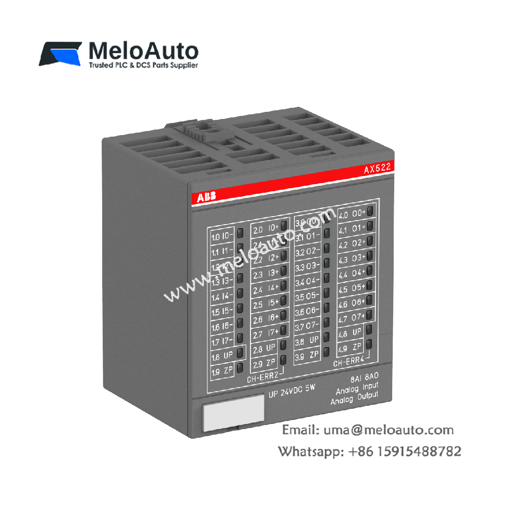1SAP250000R0001 | ABB AX522 Analog Input/Output Module