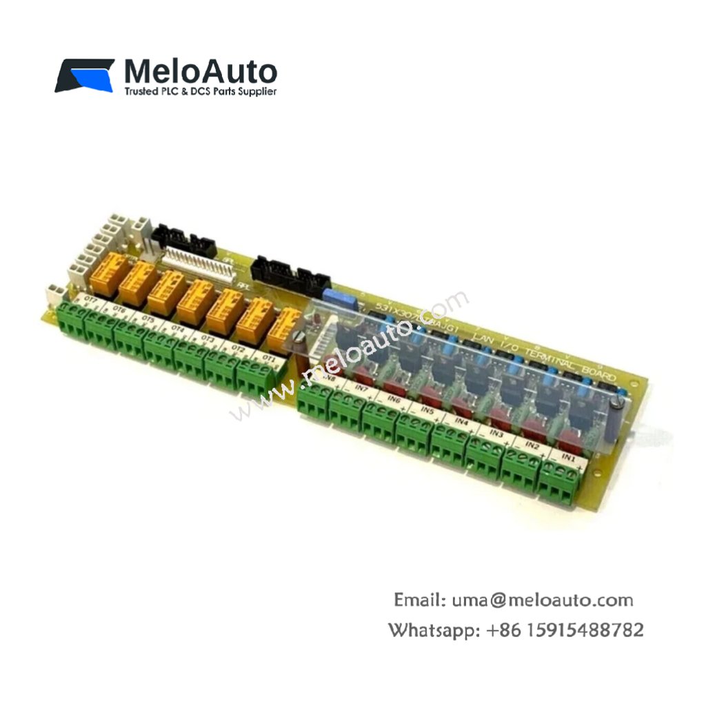 GE 531X307LTBAJG1 LAN I/O Terminal Board for DC2000 & EX2000 Drives