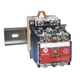 Buy Allen-Bradley 700S-DCP710DZ24 Safety Relay, 24V DC coil, 5A @ 600V, DIN rail mount, 10M ops, for industrial safety control.