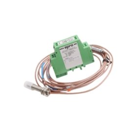 The EPRO PR6423/003-031 eddy current sensor measures radial & axial displacement, speed, and eccentricity in turbomachinery, with high accuracy and durability.