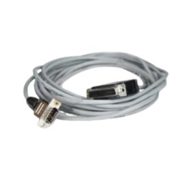 The ABB 07SK90R1 programming cable connects ABB Advant Controller 31 and ABB Advant OCS for configuration, monitoring, and troubleshooting, with a 5-meter length.