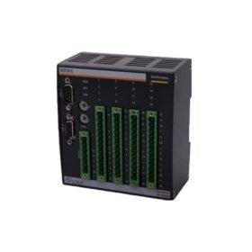 The BACHMANN DIO16-C module offers 16 I/O channels, CAN communication, and 1 A output. Ideal for flexible automation applications with a wide voltage range.
