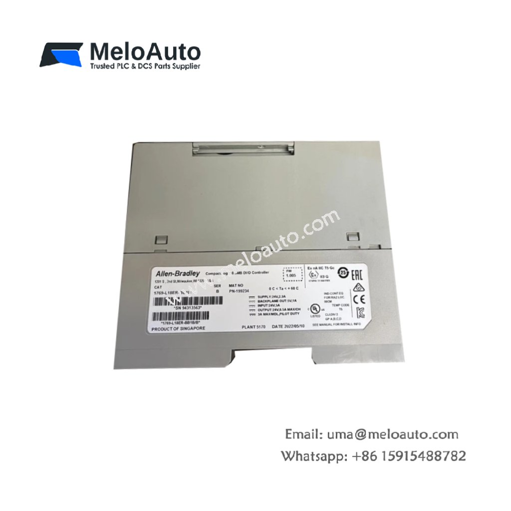 Allen-Bradley 1769-L18ER-BB1B CompactLogix 5370 L1 Controller