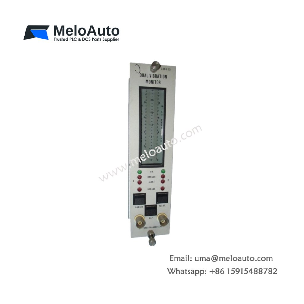 Bently Nevada 3300/15-02-02-00-00-00-00 Dual Vibration Monitor