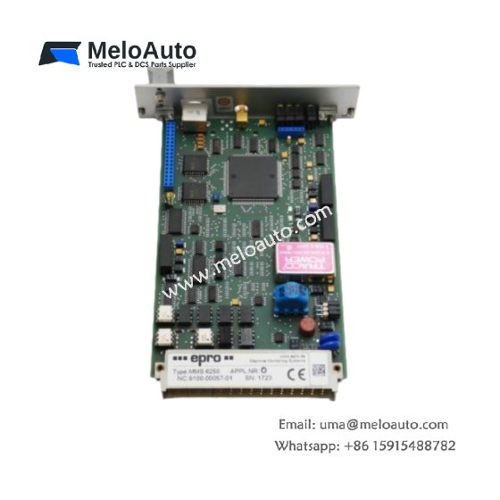 The EPRO MMS6250 is a reliable shaft position monitor offering precise measurement, redundant power, and PROFIBUS-DP interface for industrial applications.