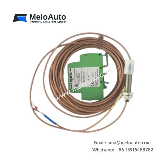 EPRO PR6423/002-040 CON041 modular control system, 32-bit processor, 24 DI, 16 DO, 8 AI, 4 AO, Ethernet/Modbus/Profibus interfaces.