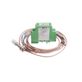 The EPRO PR6423/002-001 CON041 is an eddy current sensor and signal converter for measuring dynamic shaft displacement, eccentricity, and speed.