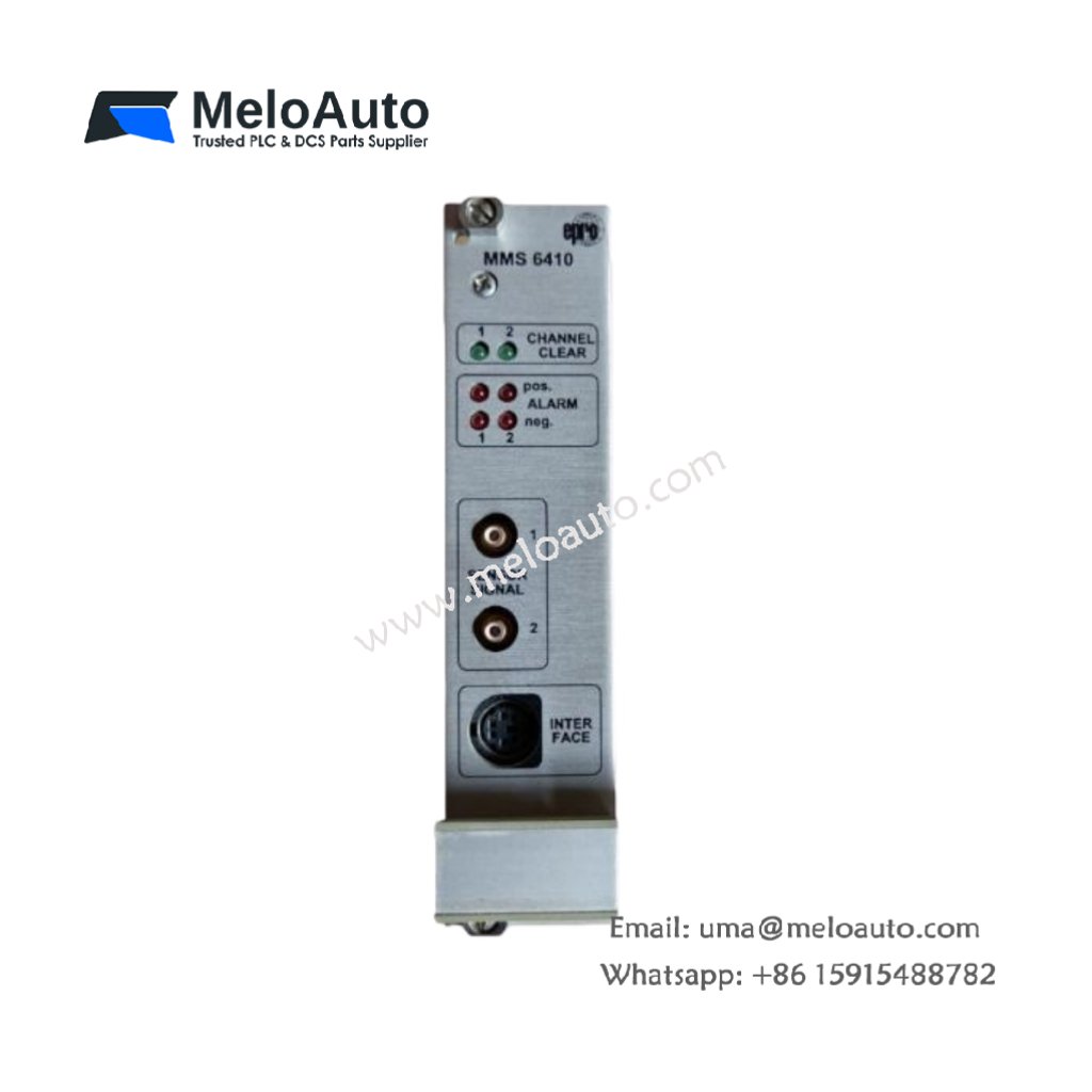 EPRO MMS6418 Dual-Channel Measuring Amplifier for Machine Monitoring Systems