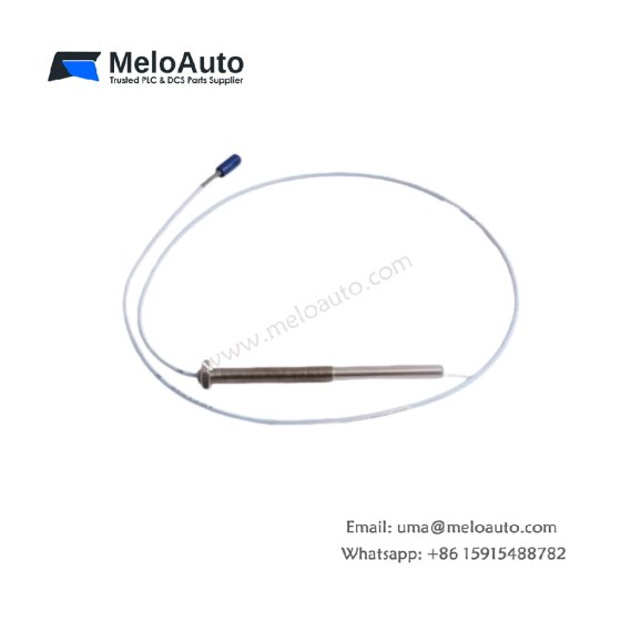 Bently Nevada 330905-06-14-10-02-00, 3300 NSv probe, M10 thread, 1m cable, PPS tip, stainless case, -34°C to +177°C operation.