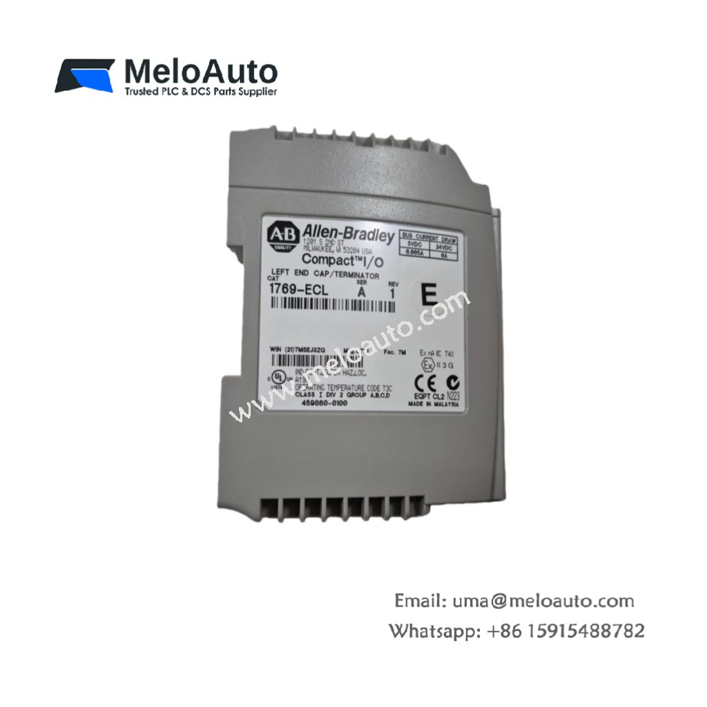 Allen-Bradley 1769-ECL End Cap Terminator – CompactLogix, MicroLogix 1500