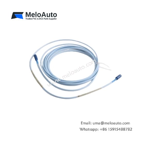 The Bently Nevada 330130-045-00-00 is a 4.5-meter extension cable for the 3300 XL system, offering precise signal transmission for vibration and position measurements.