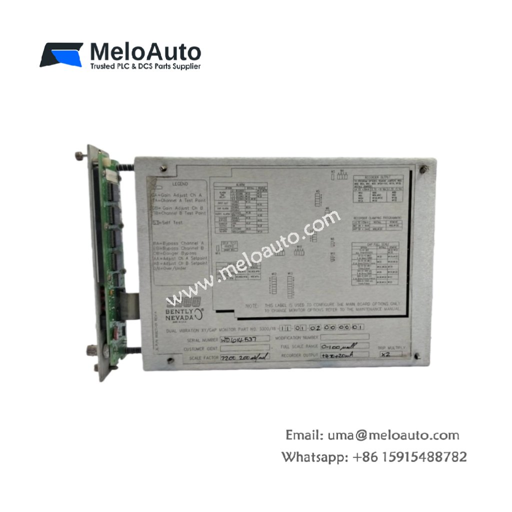Bently Nevada 3300/48-03-02-02-00 Case Expansion Monitor – Precision Monitoring for Rotating Machinery