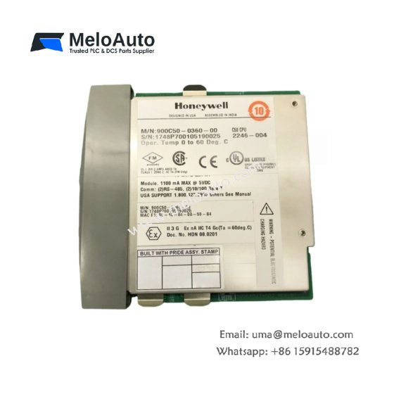 The Honeywell 900C50-0360-00 is a high-performance C50 CPU module for the ControlEdge HC900 system, offering advanced control, data acquisition, and reliable performance.