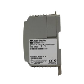 The Allen-Bradley 1769-CRL3 is a 1-meter expansion cable for CompactLogix systems, supporting flexible horizontal and vertical expansion with 33.6 watts power consumption.