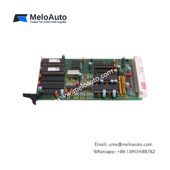 The ABB 3DDE 300 404 CMA124 measuring card offers RS232, RS485, and proprietary communication for seamless integration with ABB automation systems.