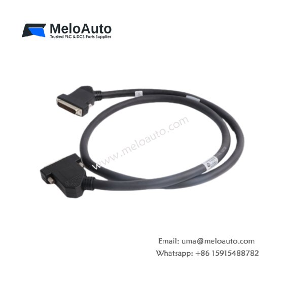 The EMERSON KJ4002X1-BF2 12P3866X012 bus extender cable expands the DeltaV™ I/O bus by 4m, supporting up to 31 I/O modules. ATEX and IECEx certified.