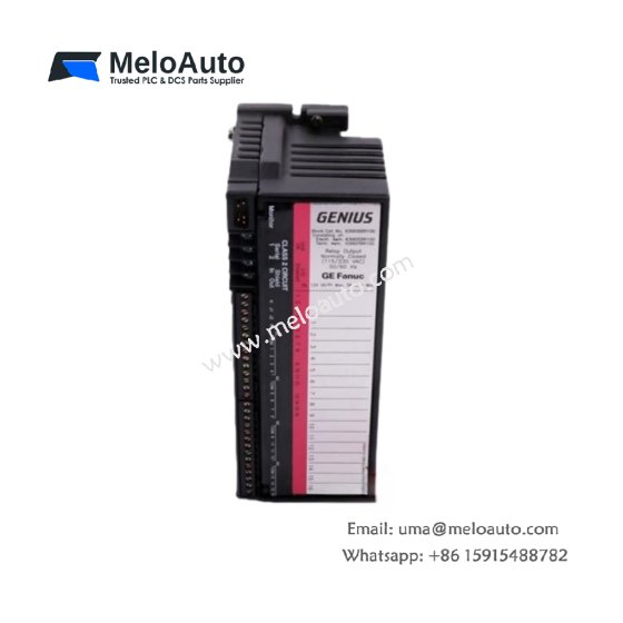 Discover the GE Fanuc IC660BBR100 relay output block with 16 outputs, supporting AC/DC power. Features 1500V isolation, rugged durability, and compact design. Ideal for industrial automation. Discover the GE Fanuc IC660BBR100 relay output block with 16 outputs, supporting AC/DC power. Features 1500V isolation, rugged durability, and compact design. Ideal for industrial automation.