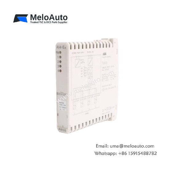 The ABB AI910 is an 8-channel analog input module for 4-20 mA signals, with 12-bit resolution and +0.1% accuracy, ideal for ABB 800xA DCS integration. The ABB AI910 is an 8-channel analog input module for 4-20 mA signals, with 12-bit resolution and +0.1% accuracy, ideal for ABB 800xA DCS integration.