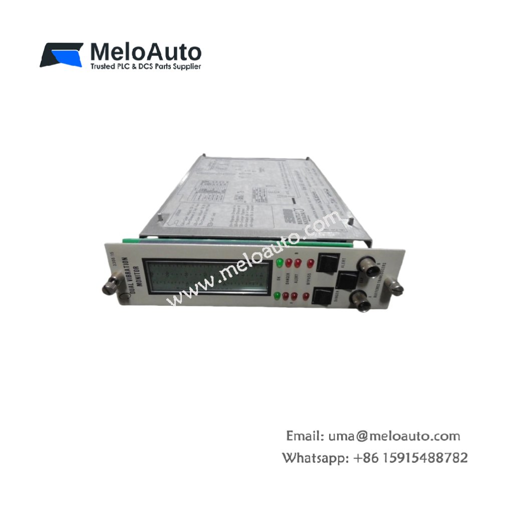 Bently Nevada 3300/15-02-02-01-00-00-00 Dual Vibration Monitor