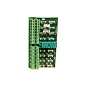 The TRICONEX 7400169-310 terminal panel provides safe and reliable I/O module connections for Triconex 3000 Series systems, featuring a cable management system and grounding protection.