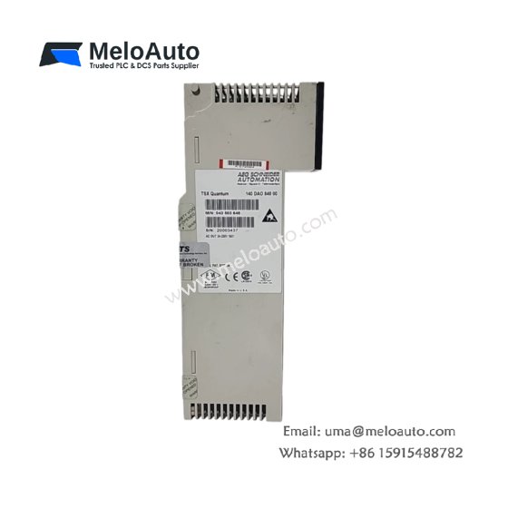 Schneider Electric 140DAO84000 offers 40 isolated AC outputs, fast response time, and Modicon Quantum compatibility.