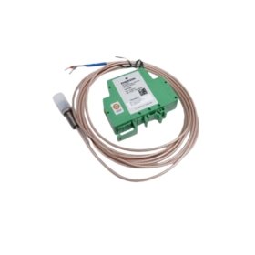The EPRO PR6424-013-120+CON021 is a non-contact eddy current sensor for turbomachinery applications. It measures displacement, position, and vibration with high accuracy. ​