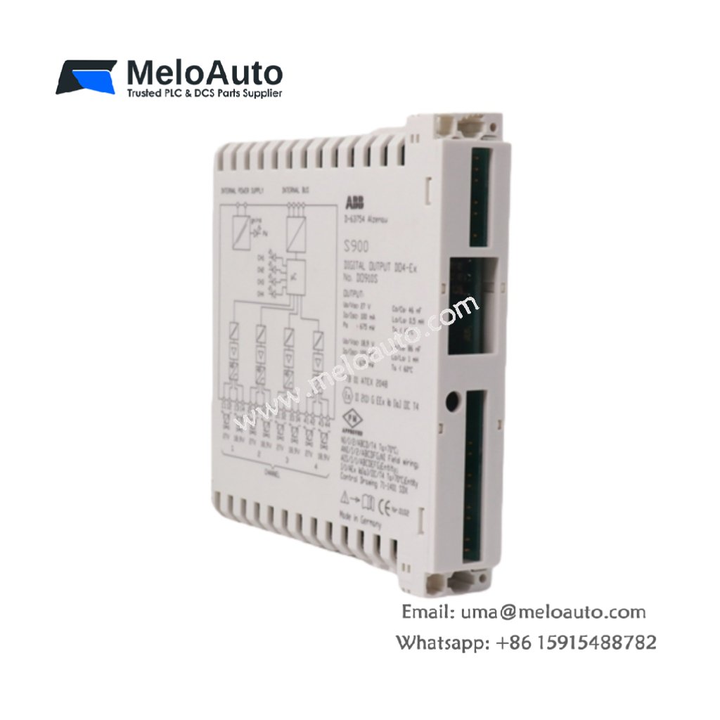 ABB DO910 4-Channel Digital Output Module for Intrinsically Safe Applications