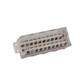 Schneider Electric BMXFTB2010 terminal block features 20 screw clamp terminals, IP20 protection, and Modicon compatibility.