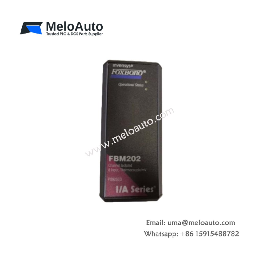 Foxboro FBM202 P0926EQ – 8-Channel Isolated Thermocouple/mV Input Interface Module