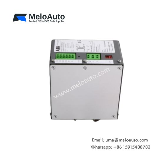 The ABB DPW02 provides reliable regulated DC power to industrial automation systems, offering overload protection and supporting multiple voltage configurations.