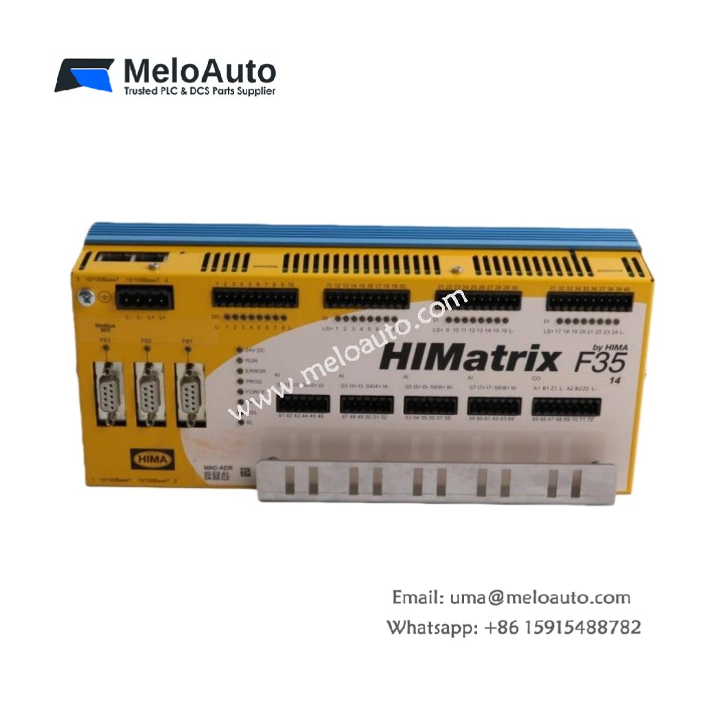 HIMA HIMatrix F35 – Compact Safety Controller for Industrial Automation