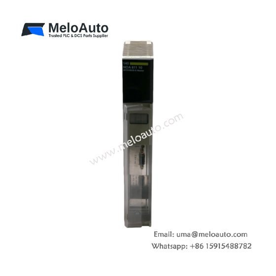 The Schneider 140NOA61110C module supports Interbus communication in Modicon Quantum systems, ideal for material handling, packaging, and textile machinery.