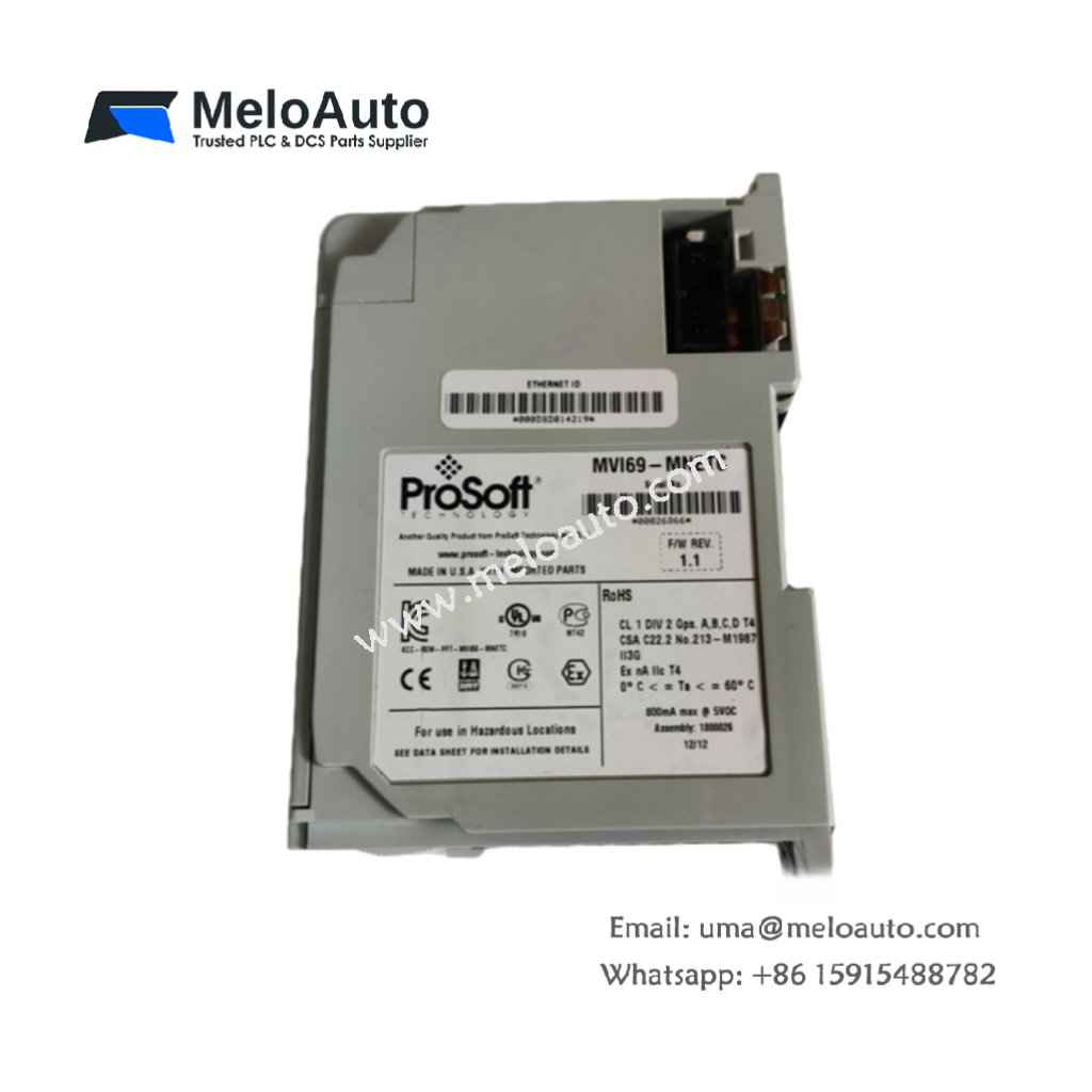 ProSoft MVI69-MNET Modbus TCP/IP Communication Module