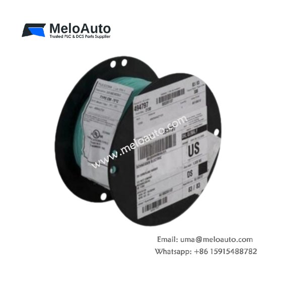 The Schneider 490NAA27103 Modbus Plus trunk cable ensures reliable data transmission for Modicon and Lexium systems with a 984.25 ft (300 m) length and shielded twisted pair construction.