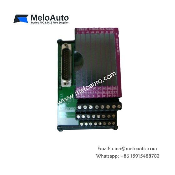 The Foxboro P0916CC termination assembly provides 16 screw-type terminals, IP66 protection, and reliable connections for field devices in harsh environments.