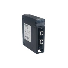 The GE IC693CMM321 Ethernet interface module supports up to 16 server connections and features RS-232, RS-485, and AAUI ports for efficient communication in Series 90-30 PLC systems.