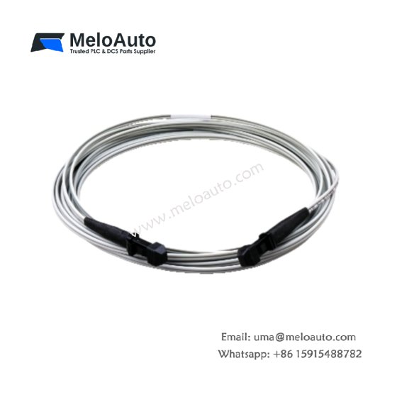 The Schneider 490NOR00003 Ethernet fiber optic cable (3m) from ConneXium offers reliable connectivity for Modicon Quantum, Premium, and M340 automation platforms.