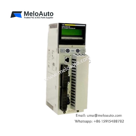 The Schneider 140CPU67260 features high availability, redundant operation, and expandable memory, perfect for critical industrial applications.