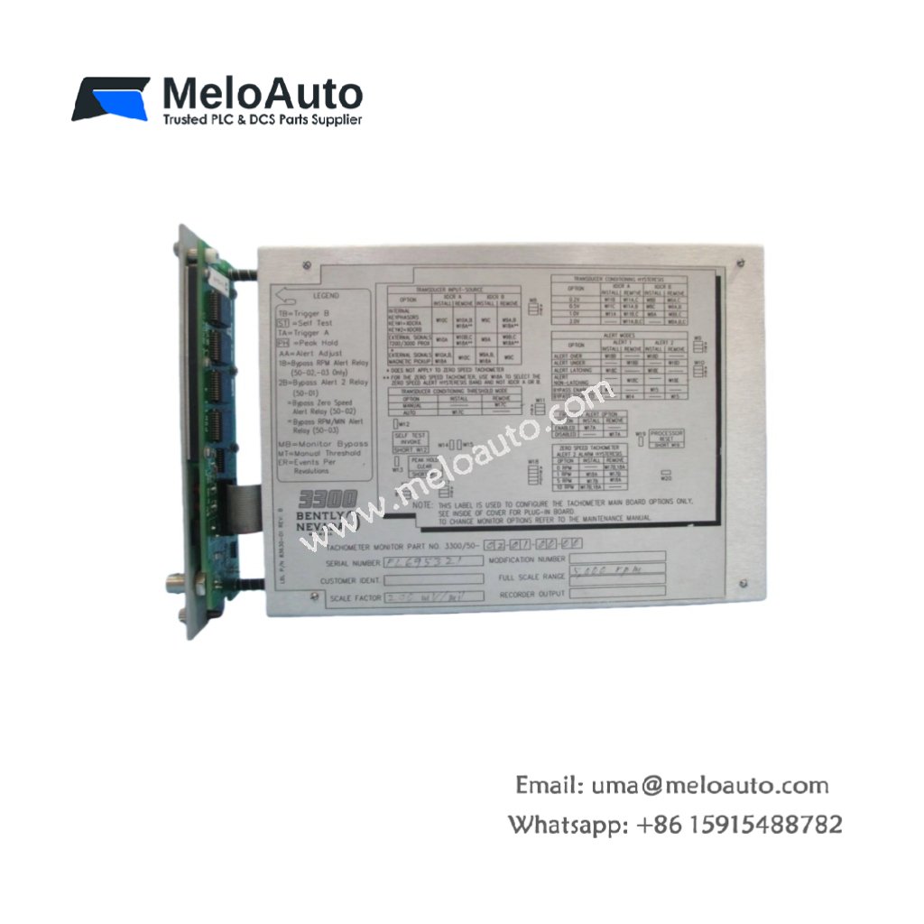 Bently Nevada 3300/50-02-01-00-00 Shaft Speed Monitoring Module