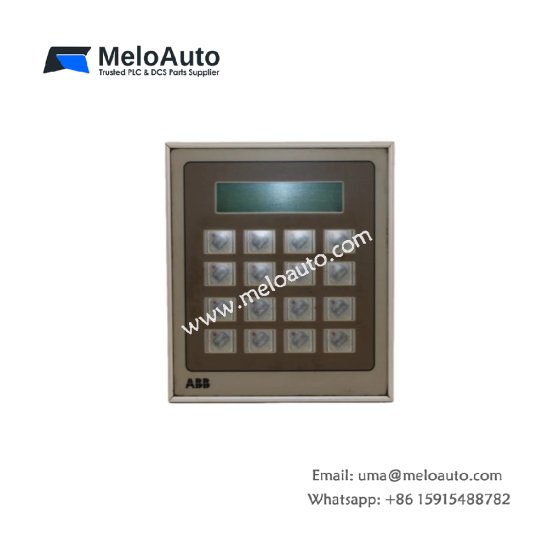 The ABB DCU30/7 Desk Control Unit offers precise control for AC drives, including pump, fan, and conveyor control. Features Modbus RTU and LCD display.