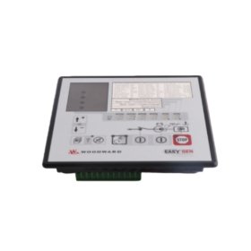 The Woodward EASYGEN-320 is a generator control module offering engine protection, voltage measurement, and remote start features. Part of the EASYGEN-300 series.