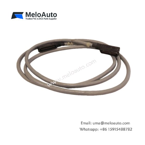 The Triconex 4000029-010 cable assembly is a 2-meter flexible solution designed for reliable connections between Triconex I/O modules and baseplates.