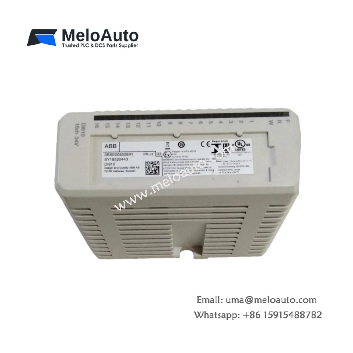 ABB DI810 3BSE008508R1 Digital Input Module