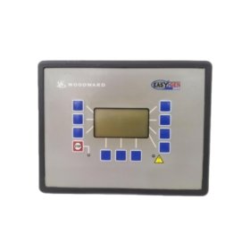 The Woodward EASYGEN-1000 is an AMF control system for single-generator sets, offering remote control, Ethernet connectivity, and LCD user interface.
