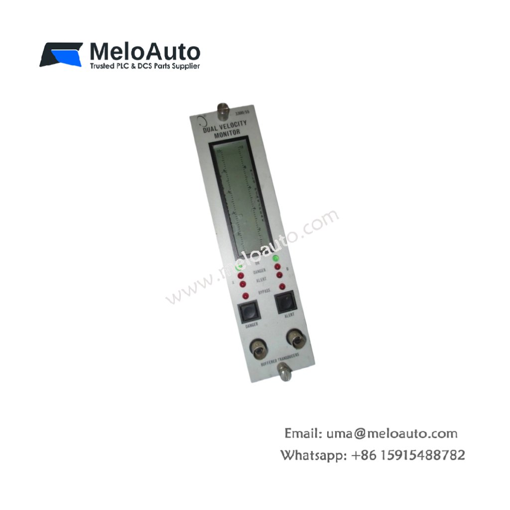 Bently Nevada 3300/55-01-04-12-12-00-00-05-01 | Dual Velocity Monitor for Continuous Vibration Monitoring