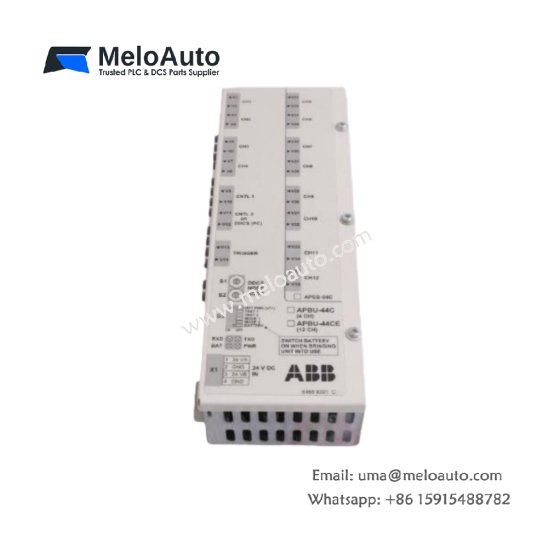 The ABB APBU-44C 64669982F Branching Unit (Product ID: 64669982F) offers 0.9 kg weight, customizable design, and is ideal for power and communication distribution in industrial automation.